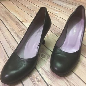 AUDLEY London Black Leather Shoes Size 36